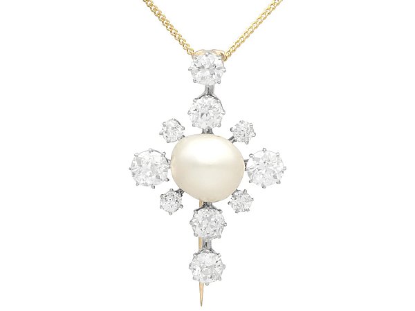 Victorian Pearl Pendant