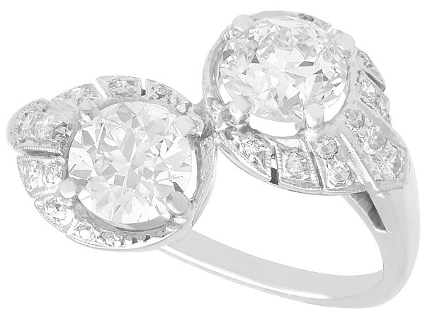 Diamond Toi et Moi Ring UK 