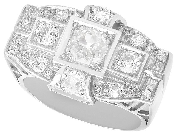 Art Deco Diamond Ring UK
