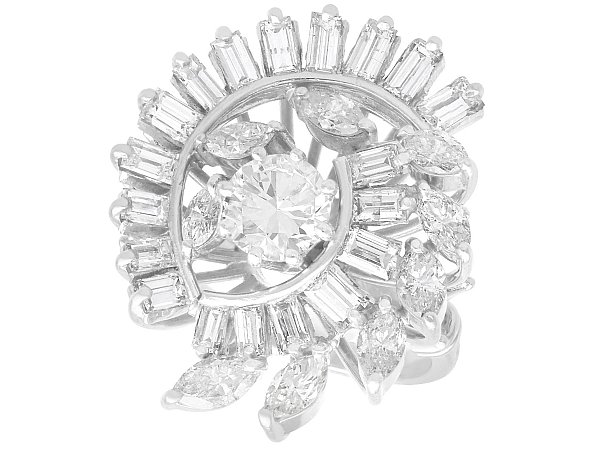 Art Deco Style Diamond Dress Ring