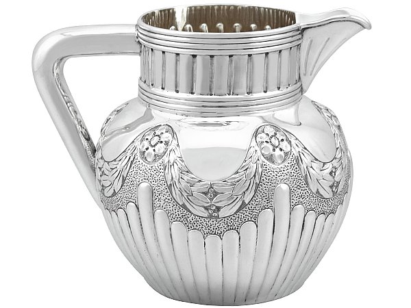 1800s Sterling Silver Jug UK