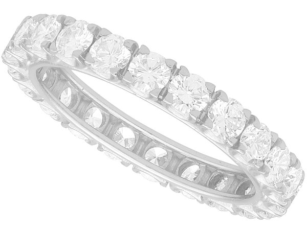 Full Diamond Eternity Band Platinum 