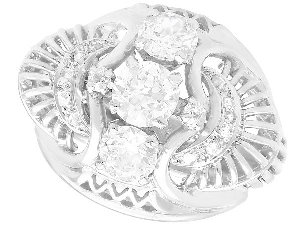 Antique Wirework Diamond Dress Ring