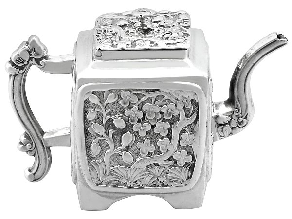 Miniature Silver Teapot Antique
