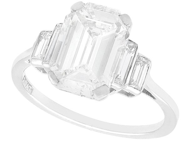 Rare Antique Diamond Engagement Ring 