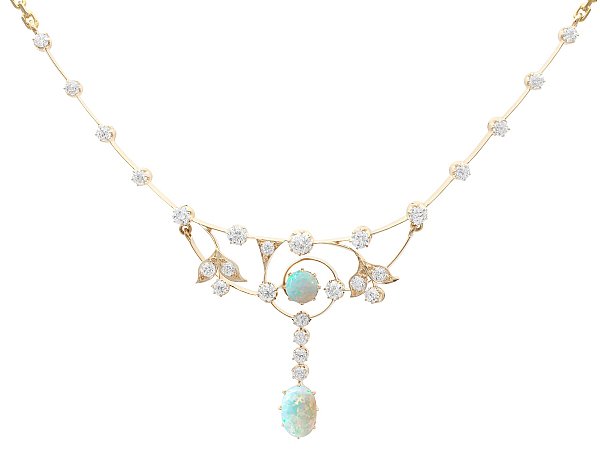 Late Victorian Opal Necklace