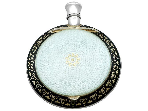 Antique Enamel Compact
