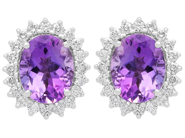 Vintage Amethyst Earrings UK