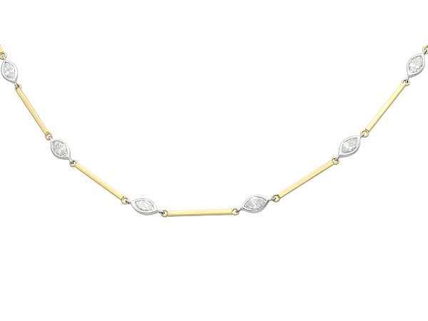 Vintage Gold and Diamond Necklace