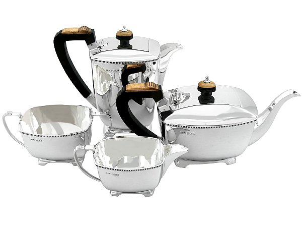 Vintage English Silver Tea Set
