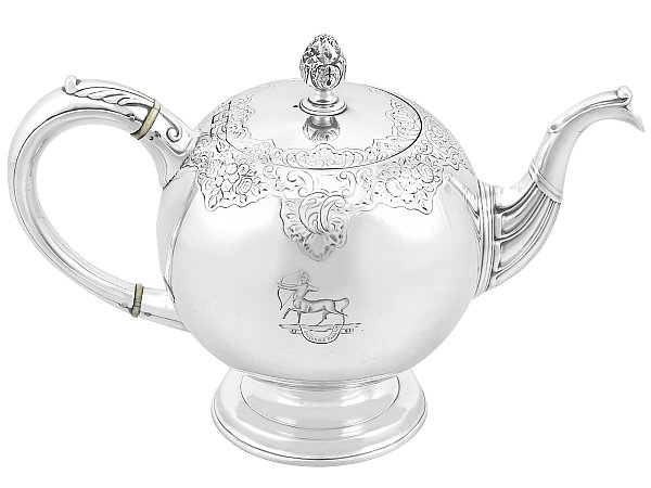 18th Century Silver Teapot