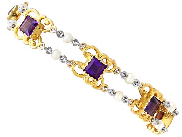 Edwardian Amethyst Bracelet