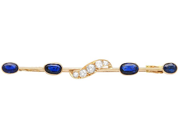 Victorian Sapphire Brooch