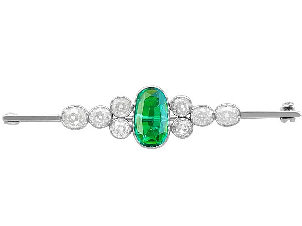 Edwardian Emerald Brooch