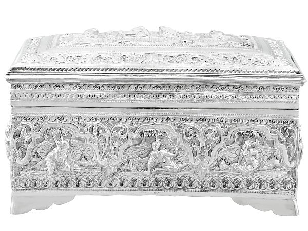 Burmese Silver Box
