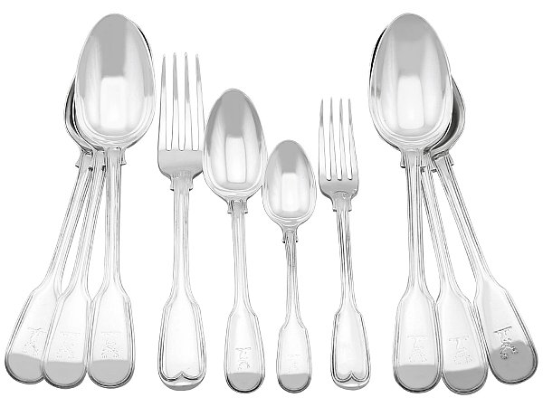 Victorian Sterling Silver Flatware