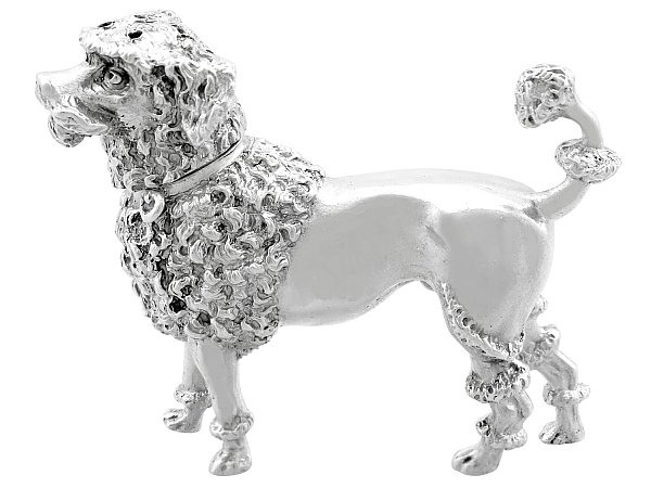 Sterling Silver Poodle Pepperette
