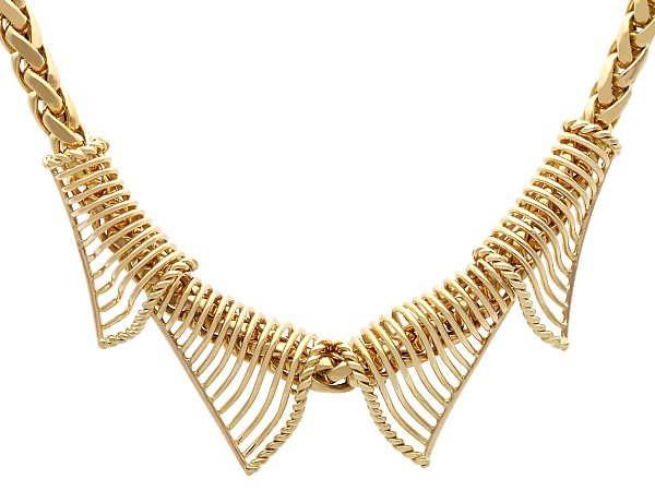 Vintage Yellow Gold Collarette