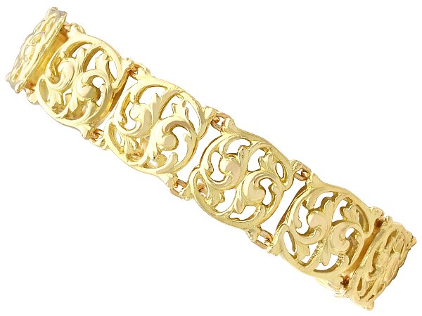 Art Nouveau Gold Bracelet