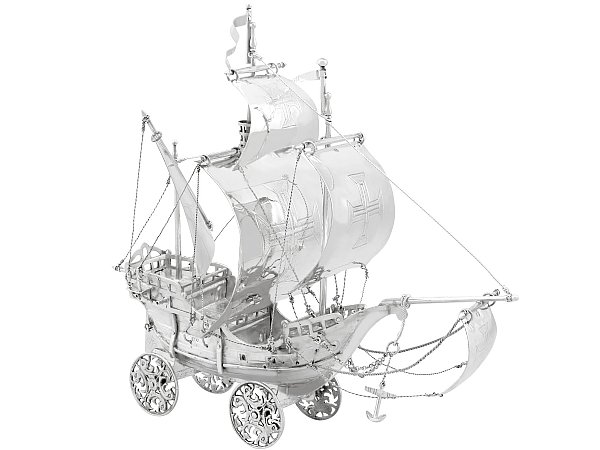Silver Nef Ship