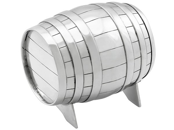 Unusual Silver Trinket Box
