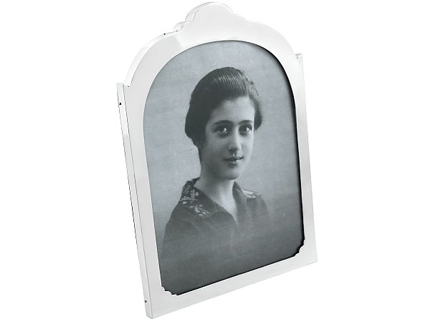 1920s Silver Photo Frame