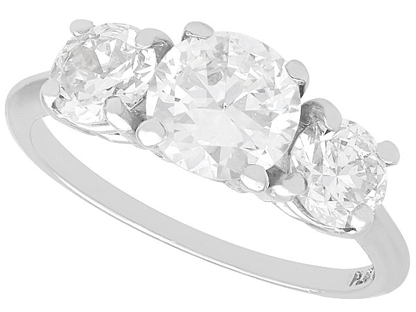 platinum trilogy diamond ring uk