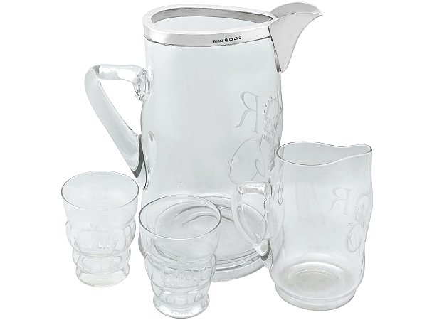 Antique Glass Water Jug