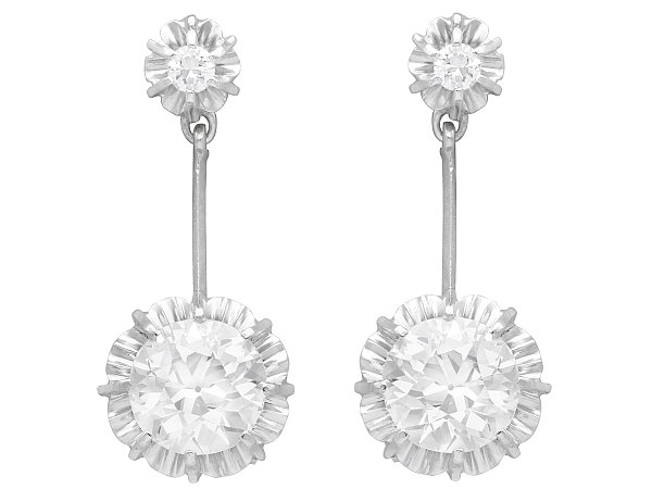 4.7 Carat Diamond Earrings