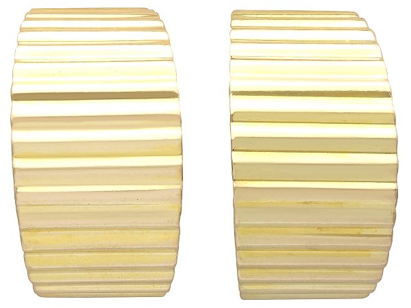 18k Yellow Gold Hoop Earrings