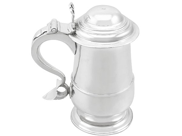 18th Century Silver Tankard
