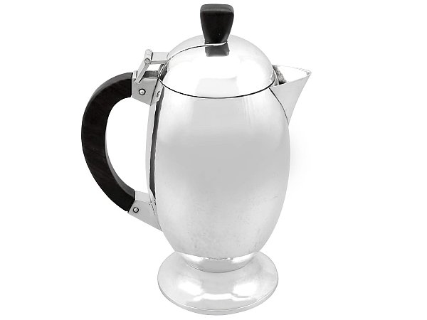 Design Style Coffee Jug Silver