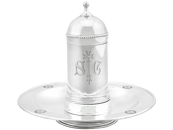 Unusual Communion Set in Silver 