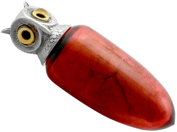Victorian Silver Perfume Bottle