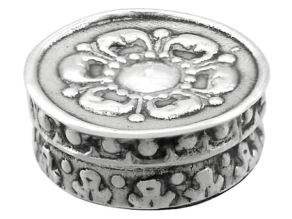 Antique Silver Counter Box