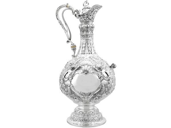 London Silver Claret Jug Antique