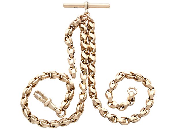 Albert Chain Necklace Gold for Sale