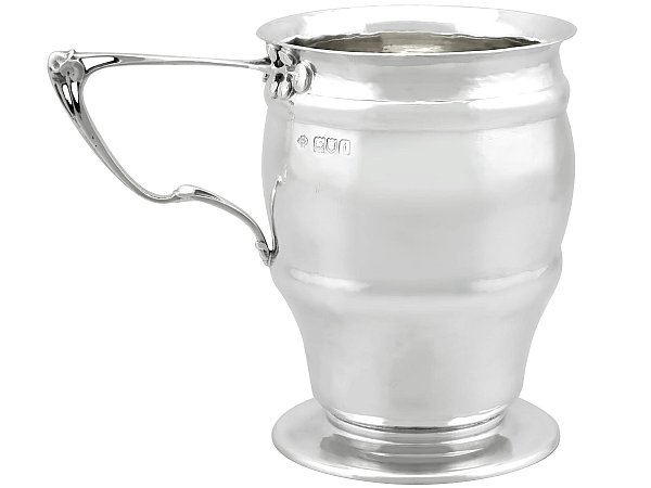 Arts and Crafts Silver Mug