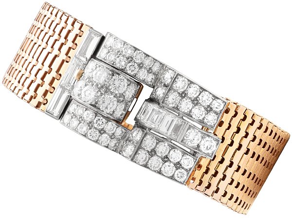 Rose gold and Diamond Bracelet for Sale