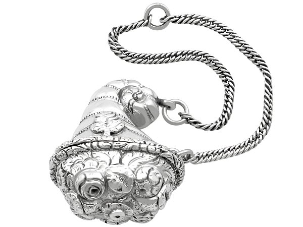 19th Century Vinaigrette in Sterling Silver