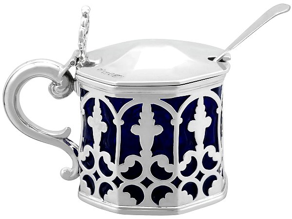 Silver Mustard Pot Sheffield
