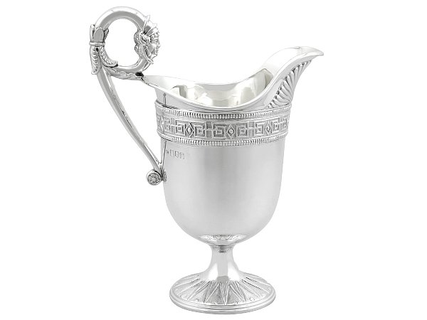 Small Antique Silver Water Jug