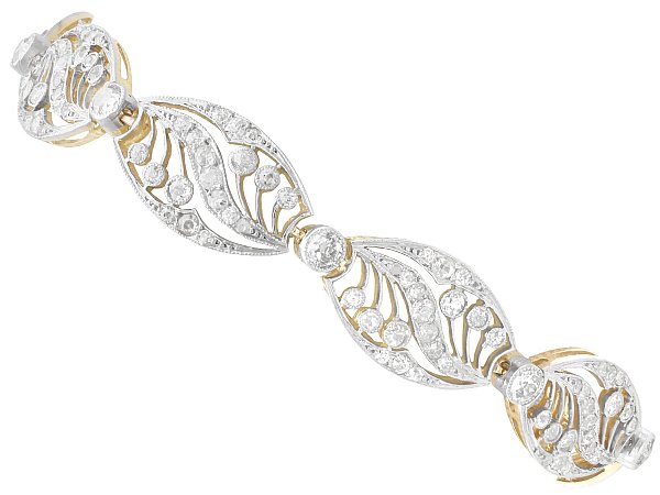 Art Nouveau Diamond Bracelet for Sale