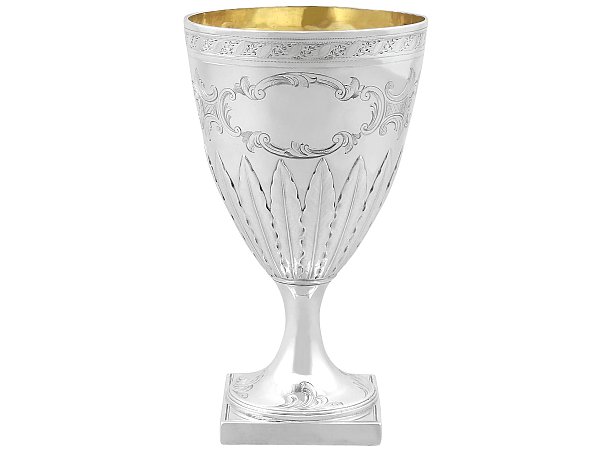 Georgian Silver Wine Goblet