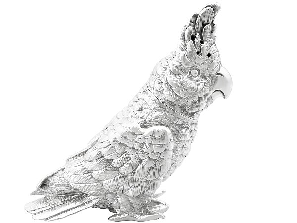 Novelty Silver Cockatoo Pepperette 