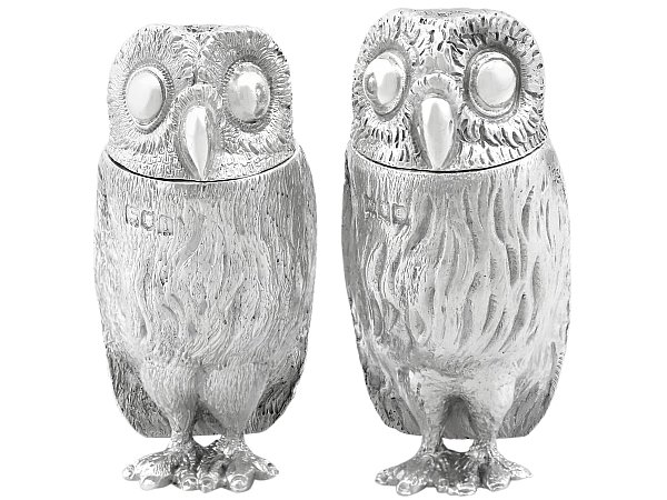 George Gilliam Owl Peppers in Silver