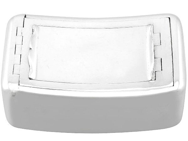 Georgian Silver Pill Box