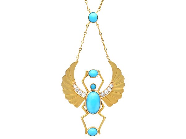 Victorian Egyptian Revival Pendant for Sale