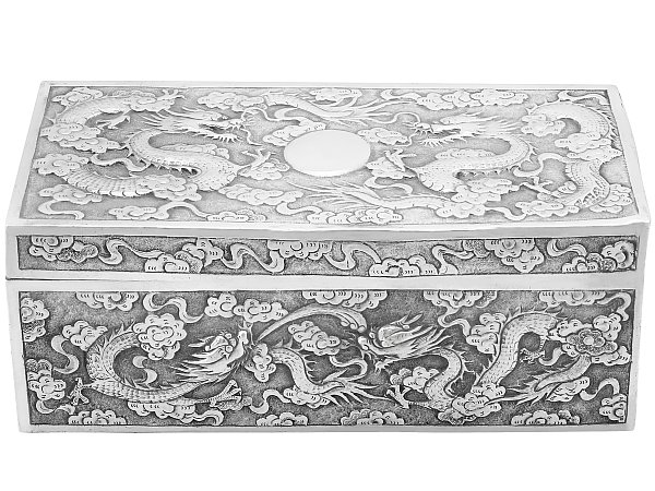 Antique Silver Chinese Box