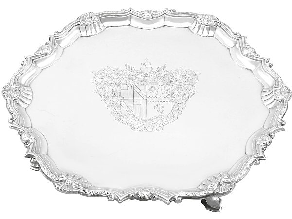 Sterling Silver Salver Tray